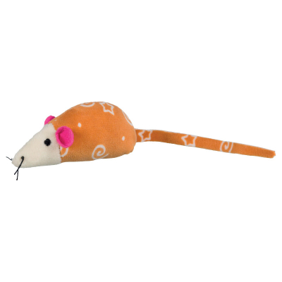 Trixie Maus/Fische Plüsch/Stoff 9-12cm
