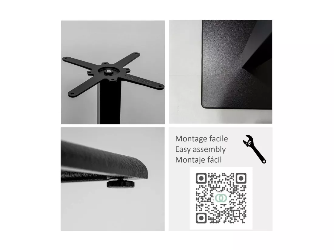 Mange-debout 70 x 70 cm - modèle Milan chêne slovene