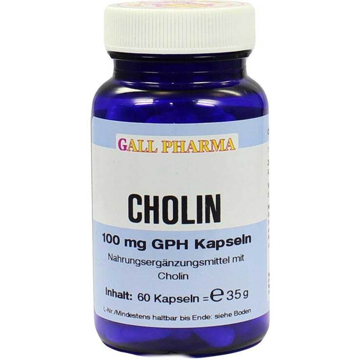 Cholin 100 mg GPH Kapseln, 60 St