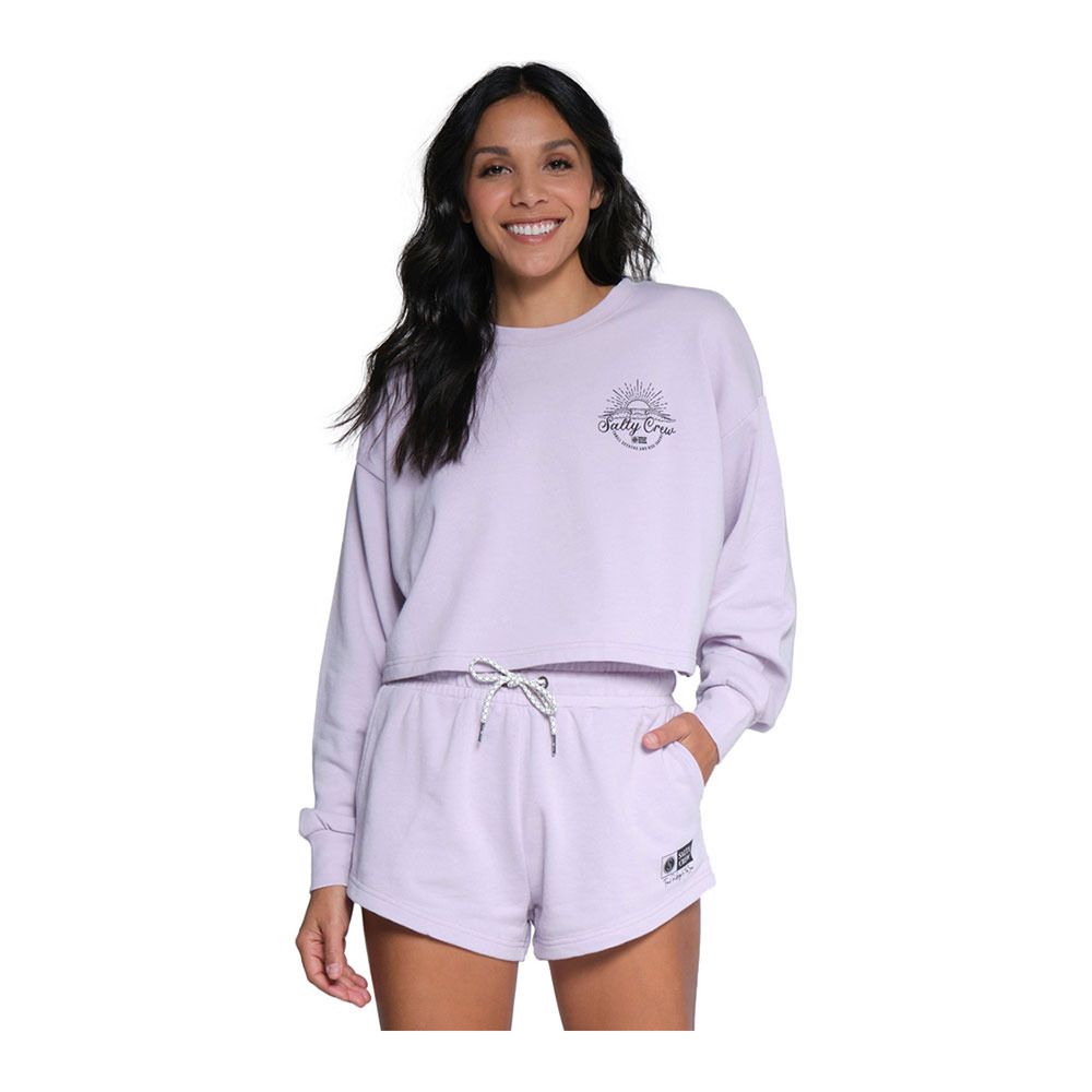 Salty Crew SAND SET - Short Femme lavender fog