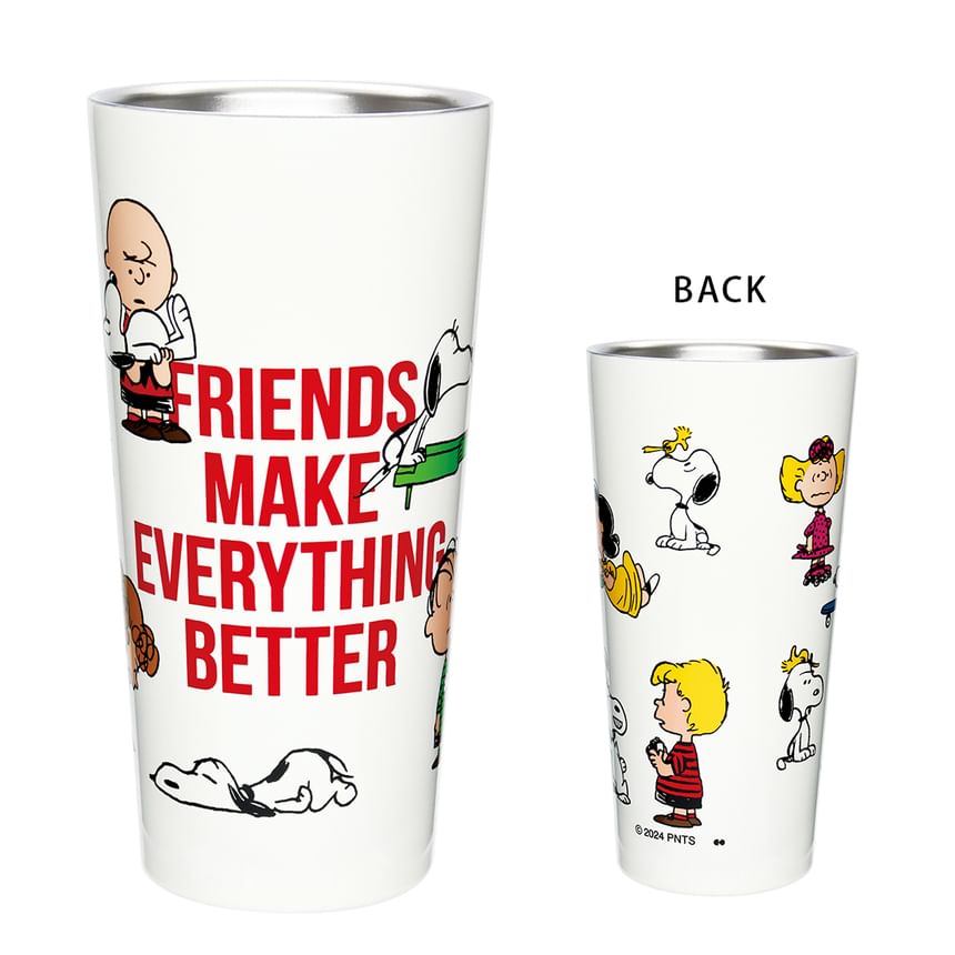 K.ONISHI - SNOOPY RVS Tumbler 490ml (FRIENDS)