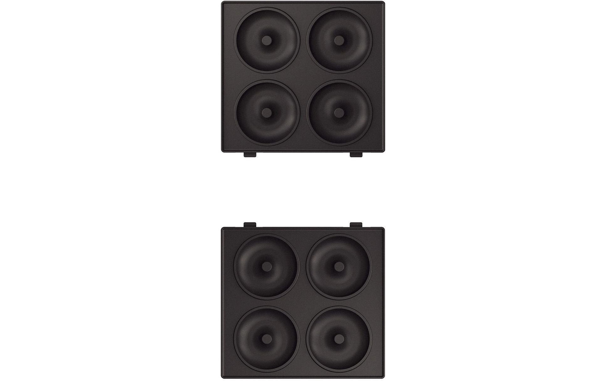 Platten Stone 2 in 1 DonutsAustauschbare Platten für Waffeleisen 2 in 1 Compact