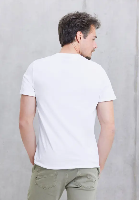 T-Shirt im Printmix - White