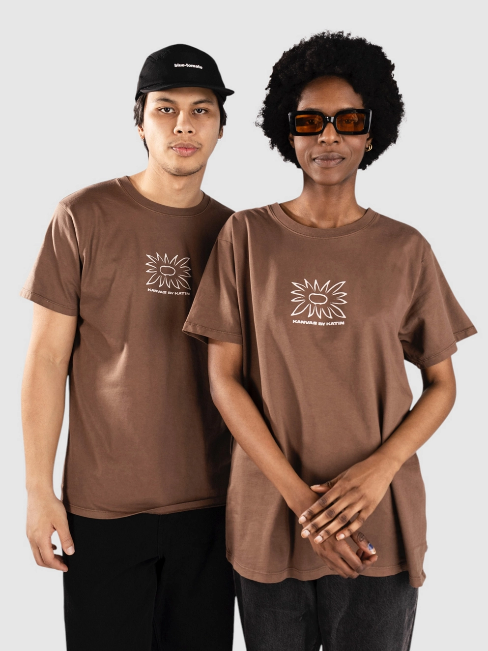 Katin USA Anemone T-Shirt brown pigment dye