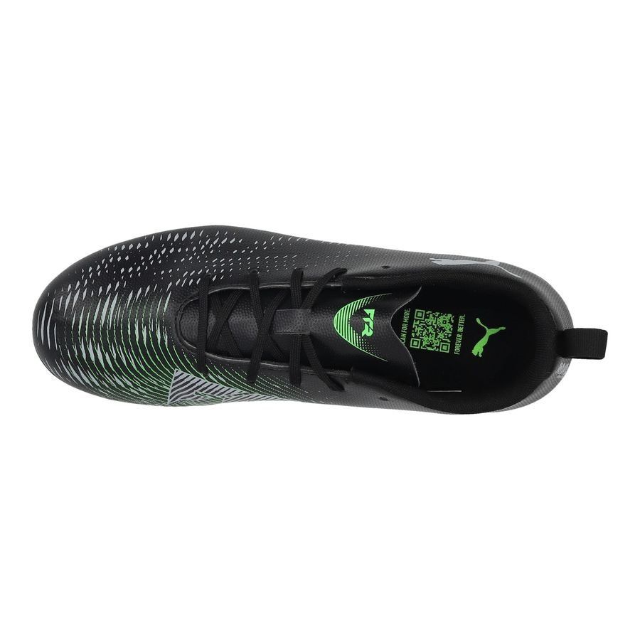 PUMA Future 8 Play FG/AG Eclipse - Noir/Cool Light Gray/Vert Enfant