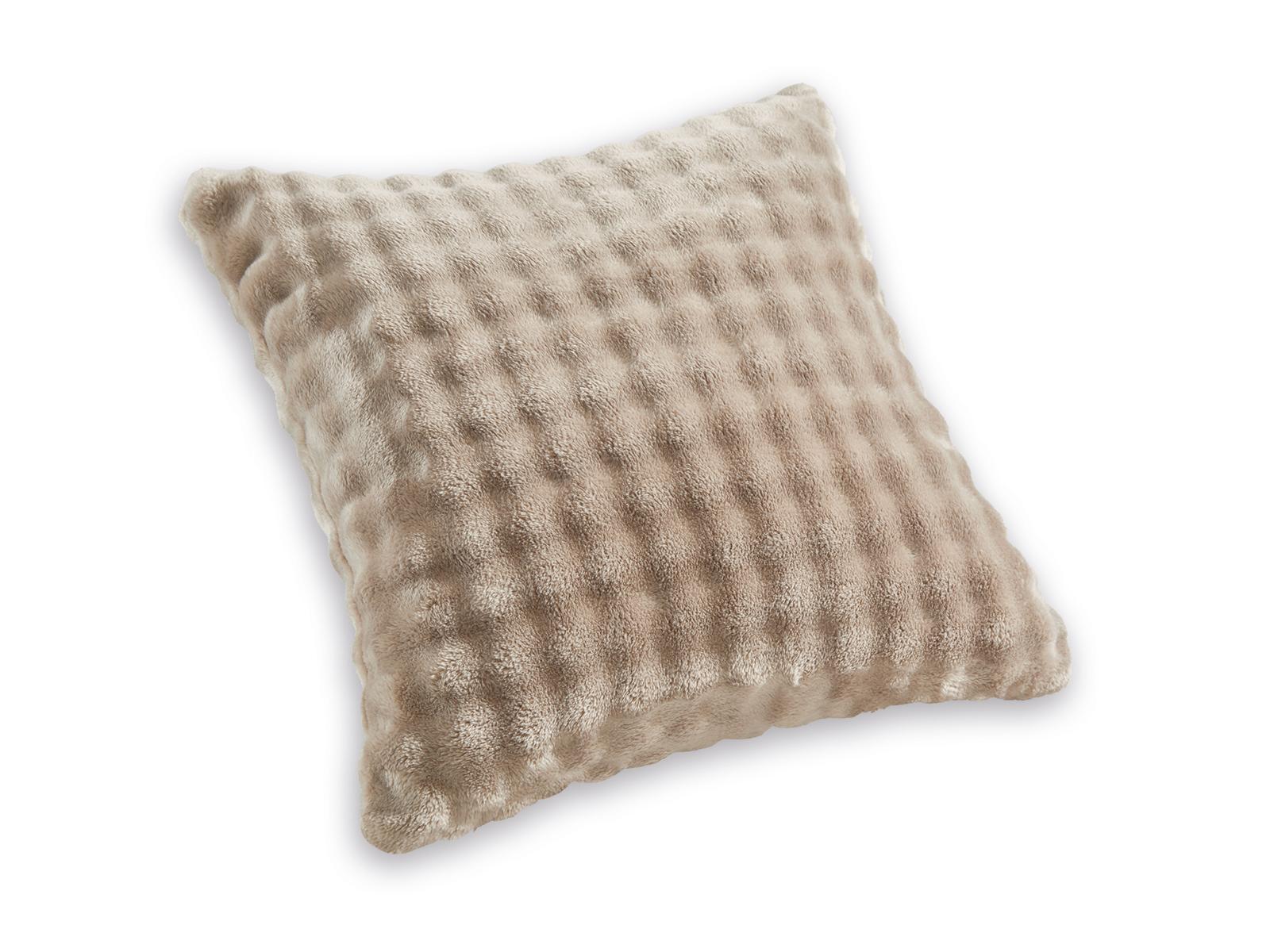 em-es-te 3D Optik Dekokissen - Taupe