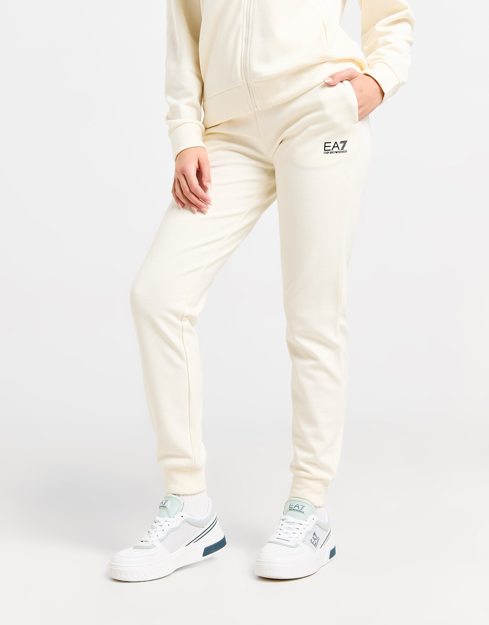 Emporio Armani EA7 Ensemble de survêtement Zippé Essential Femme