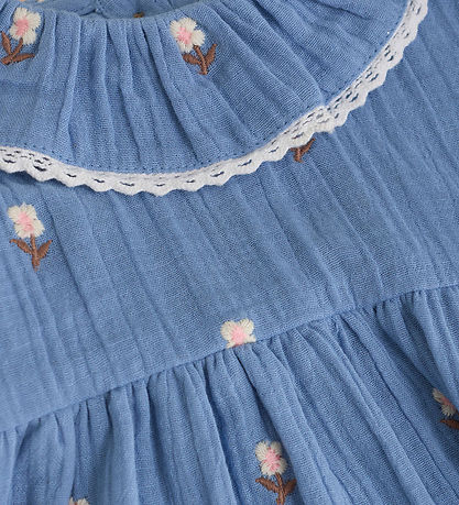 En Fant Kleid - Musselin - Infinity m. Blumen