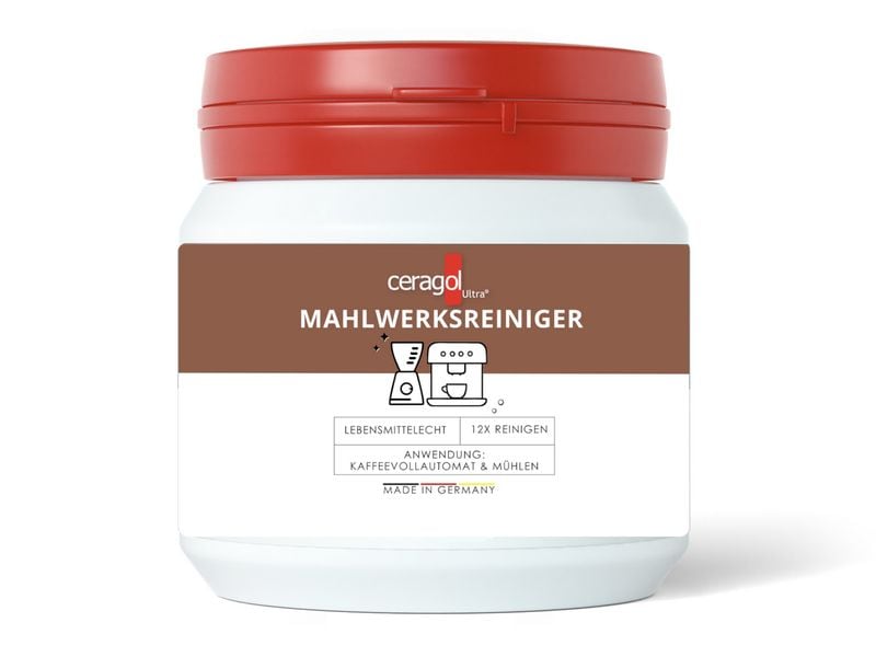 Ceragol Maschinenreiniger Mahlwerksreiniger 200 g Reinigungsbohnen für Mahlwerke in Kaffeemaschinen und Mühlen