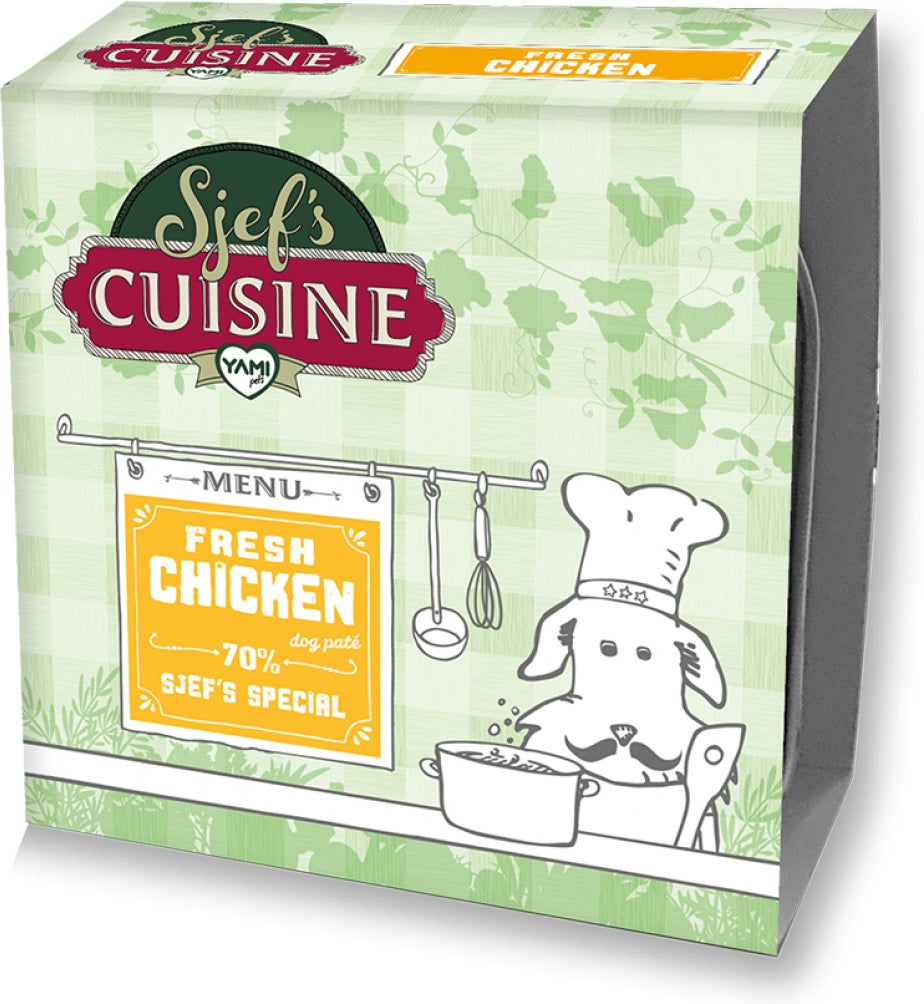 YamiPets hondenvoer Sjef's Cuisine paté kip 300 g