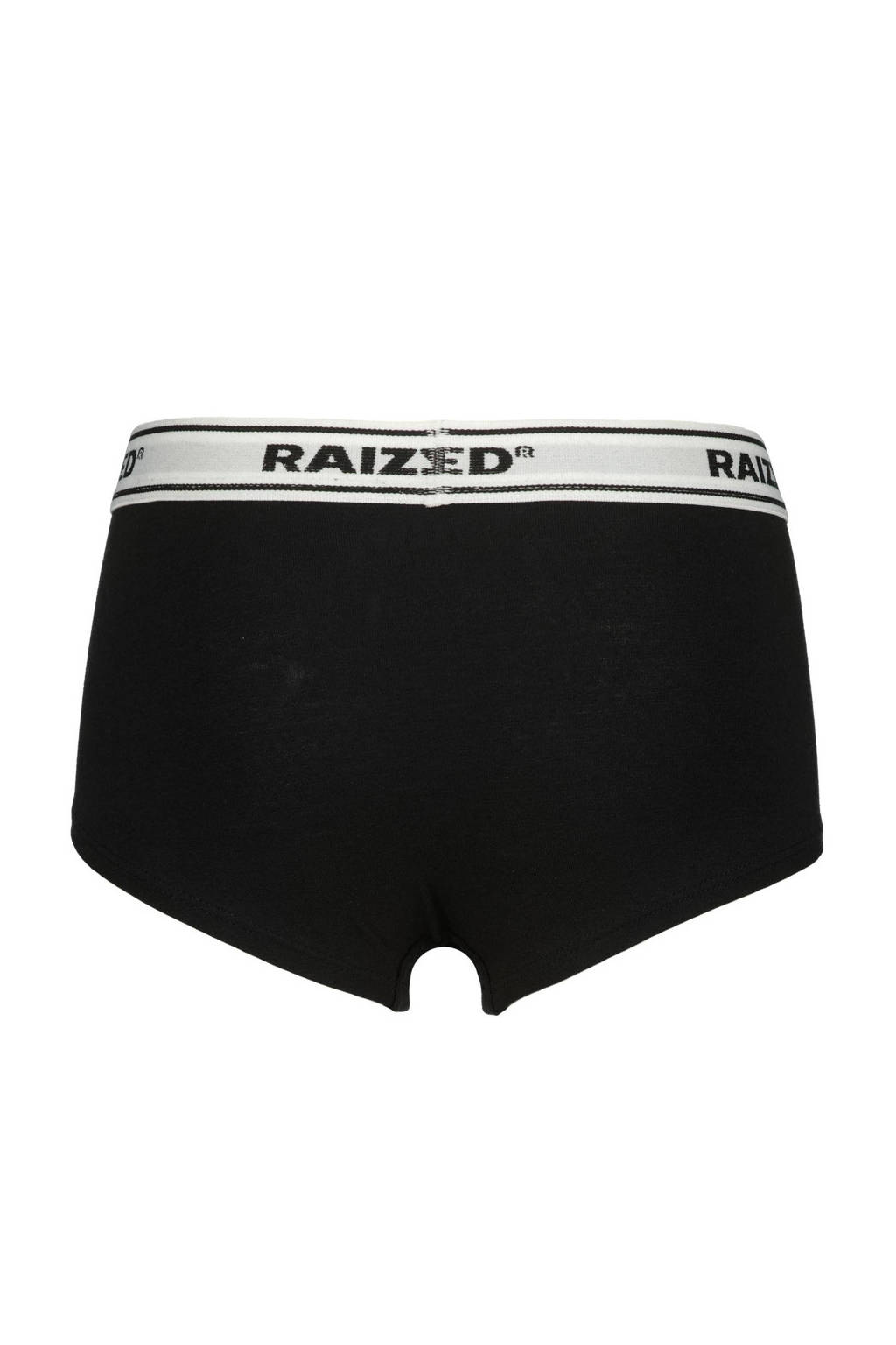 short Nora - set van 3 zwart/grijs melange/lila
