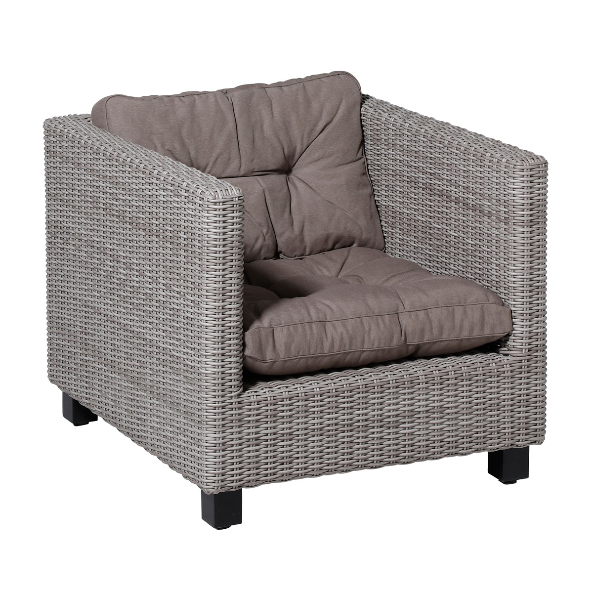 Madison Panama taupe Zitkussen - Set van 2