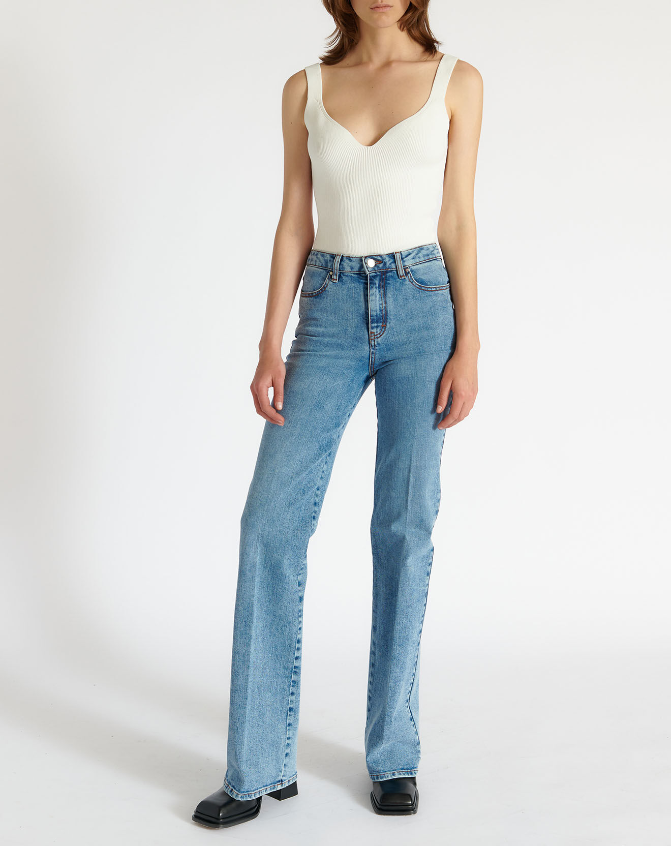 Zapa Jean flare Jobina bleach
