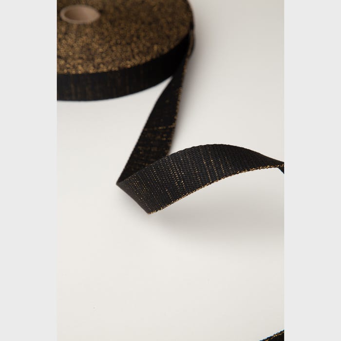 Atelier Veritas-Tassenband met lurex - per meter