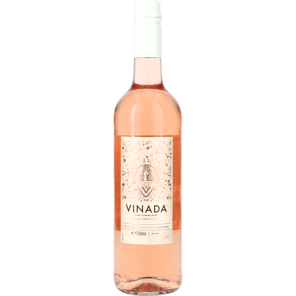 Vinada Tempting Tempranillo Rose Alcoholvrij 75 cl