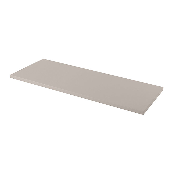 Plan de toilette GoodHome Perma taupe 120 cm
