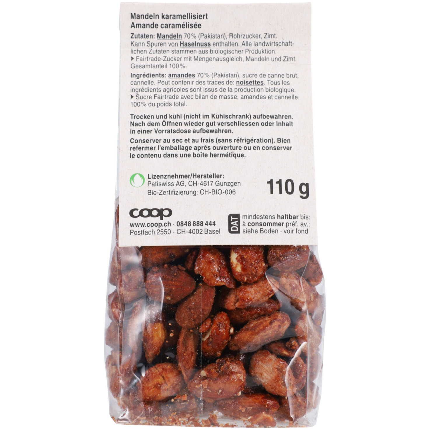 Naturaplan Bio gebrannte Mandeln