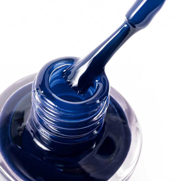 Meme Nagellack mit Silicium marineblau 09, 10 ml