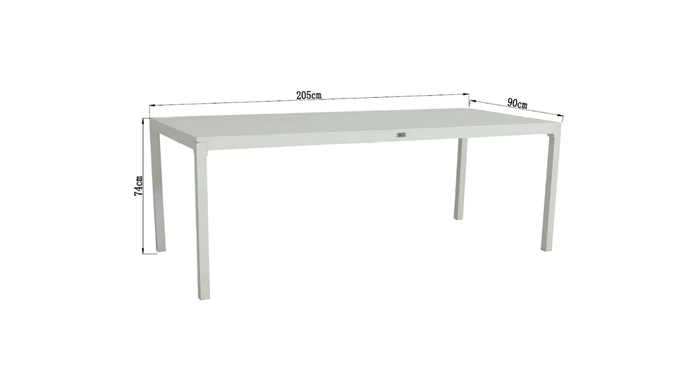 Skanden Spisebord Oslo Lengde 205 cm