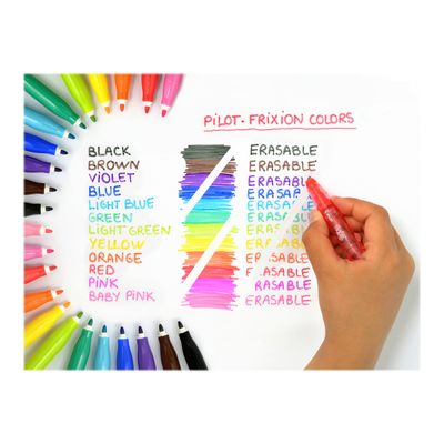 Pilot Frixion Colors - Feutre dessin effaçable - rouge