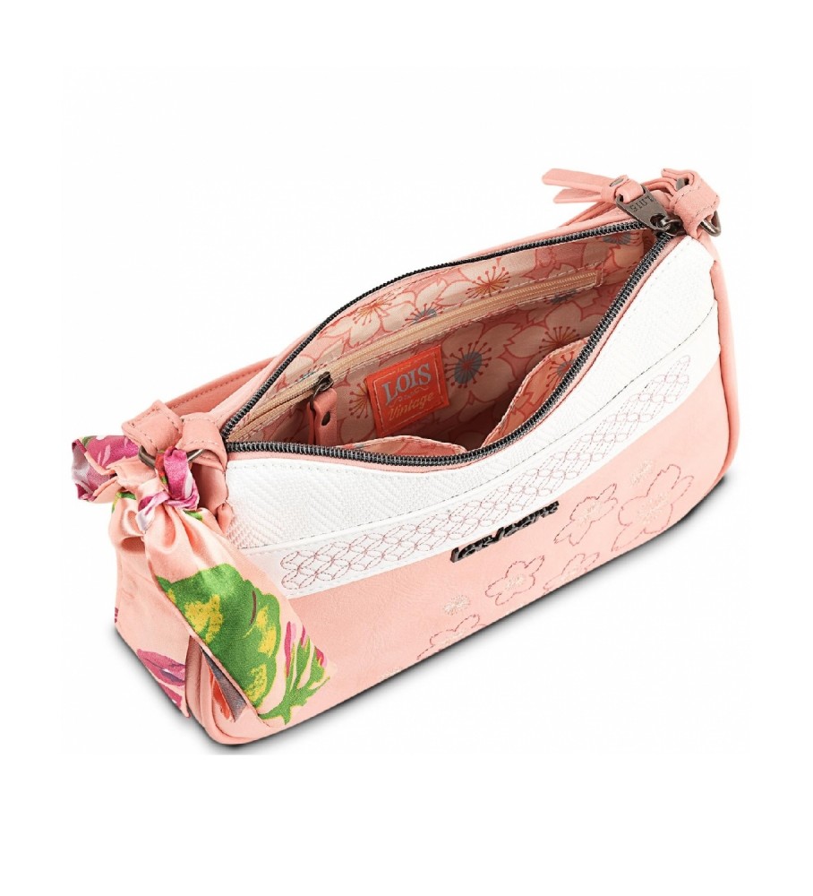 Bolsa de ombro Lois Casual 310769 rosa - 26x18x7cm -