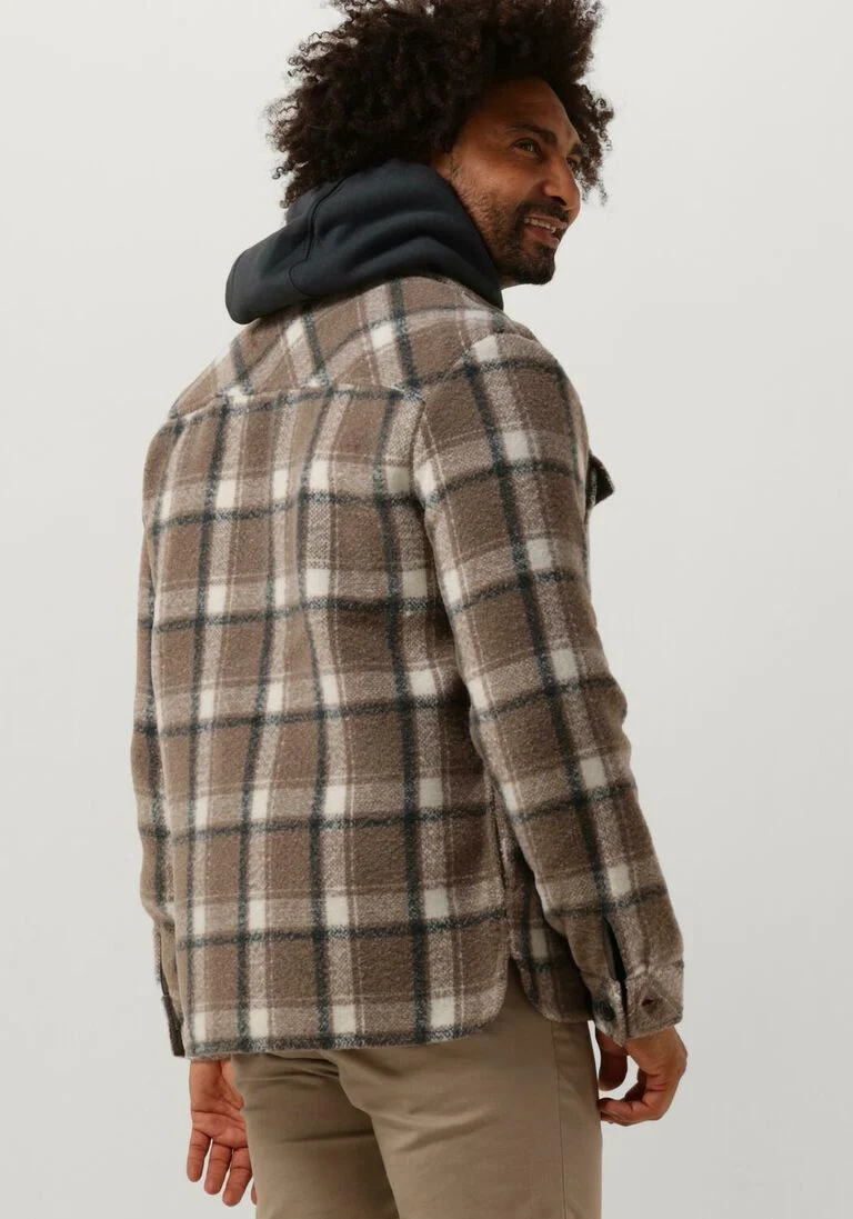 DSTREZZED bruine dstrezzed overshirt teppe overshirt