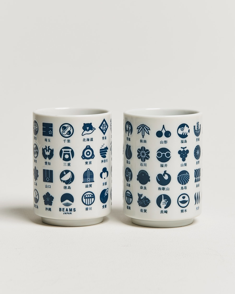 Beams Japan Todofuken Cup Set White