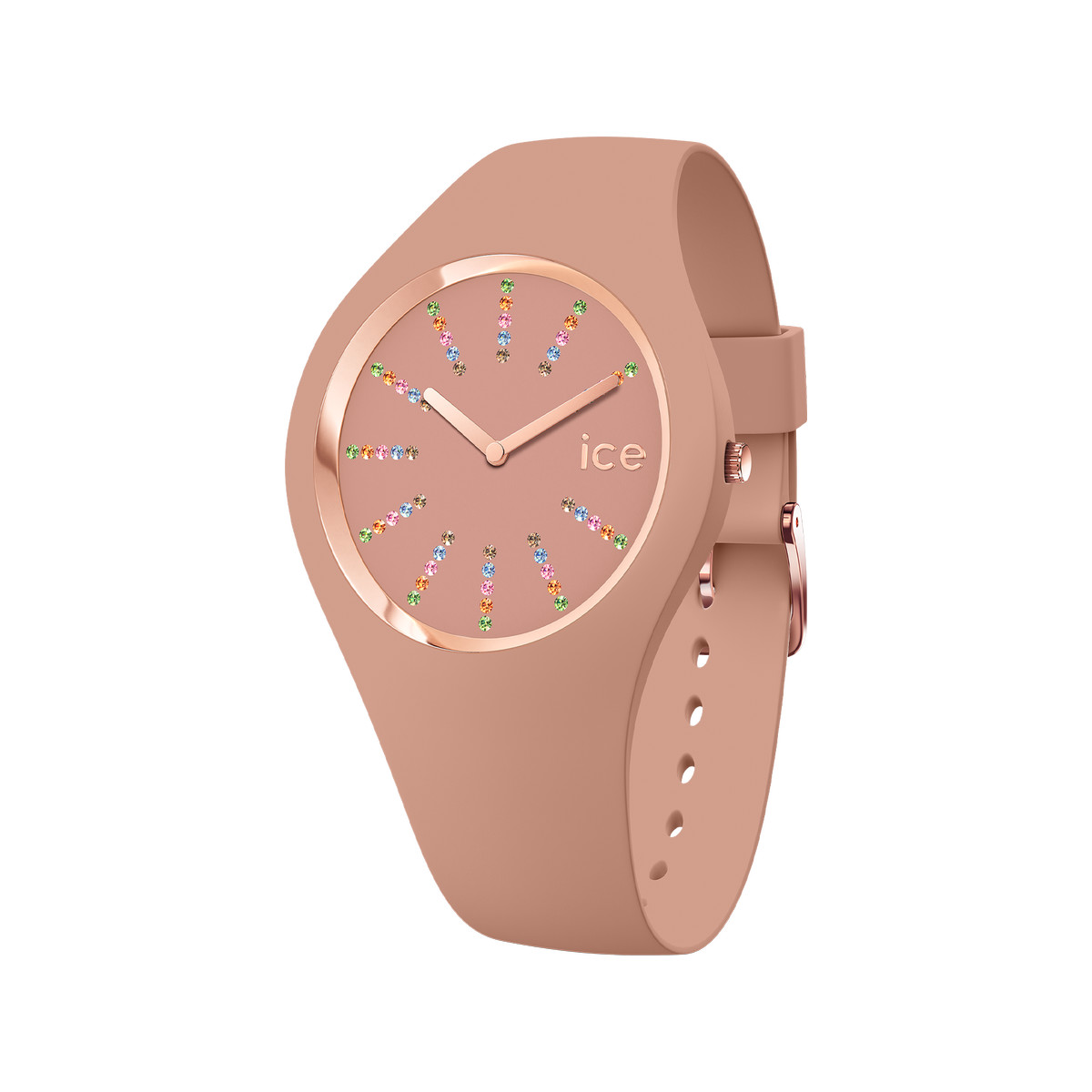 Montre ICE WATCH femme plastique rose bracelet caoutchouc rose