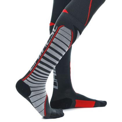 Chaussettes Dainese THERMO LONG - Noir / Rouge