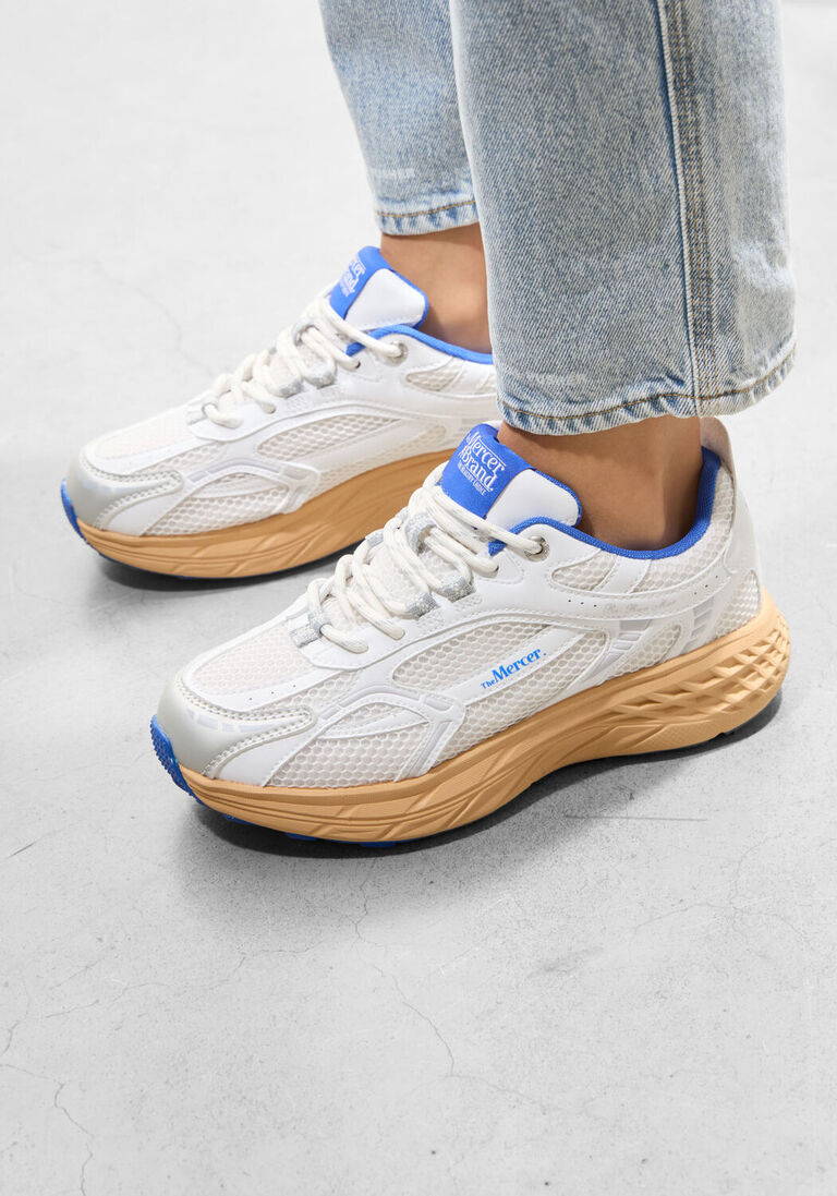 witte mercer amsterdam lage sneakers the re-run max grape