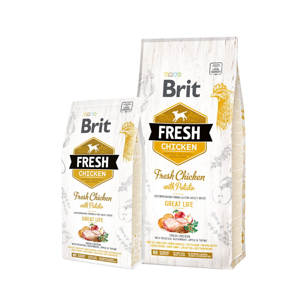 Brit Fresh Chicken with Potato - Adult