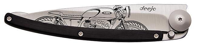 DEEJO - COUTEAU CAFE RACER WOOD TATOO 37G