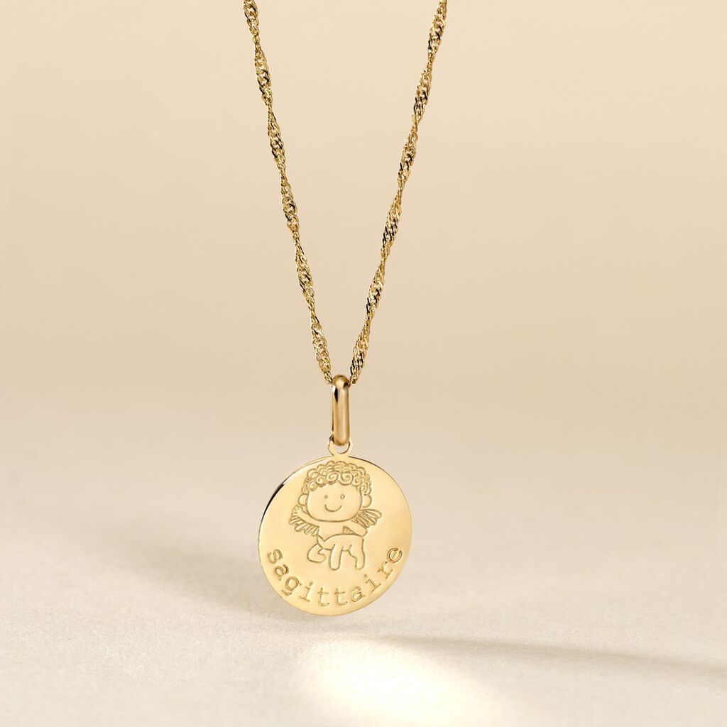 Pendentif Jannila Zodiaque Or Jaune