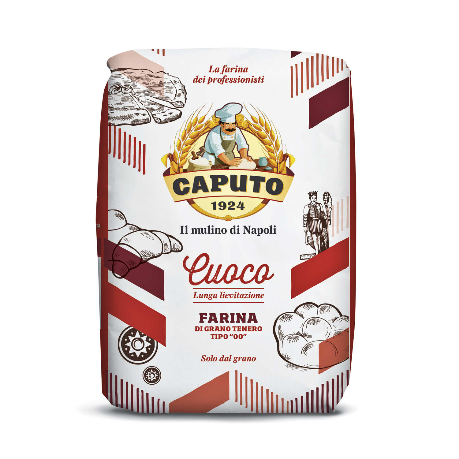 Farine Caputo Cuoco type 00 rouge W300/320
