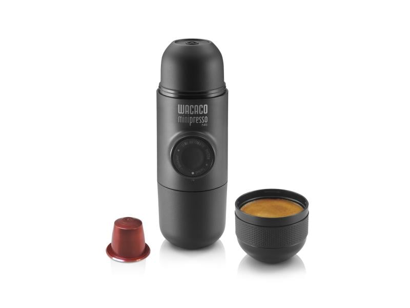 Wacaco Reisekaffeemaschine Minipresso NS Nespresso Kapseln Kompakte Kapselkaffeemaschine für unterwegs
