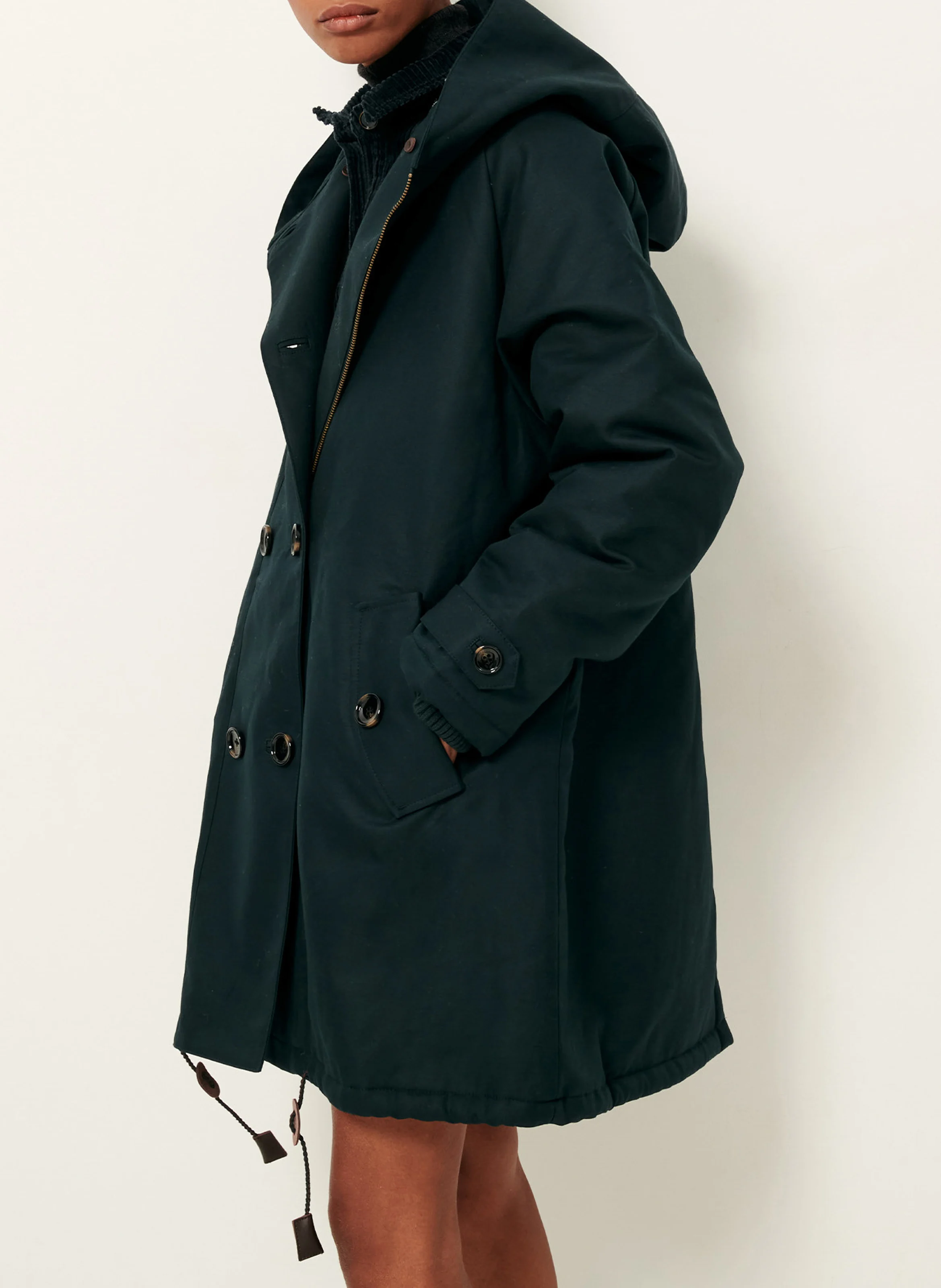 JUDISON - Parka mi-longue à capuche | Vert