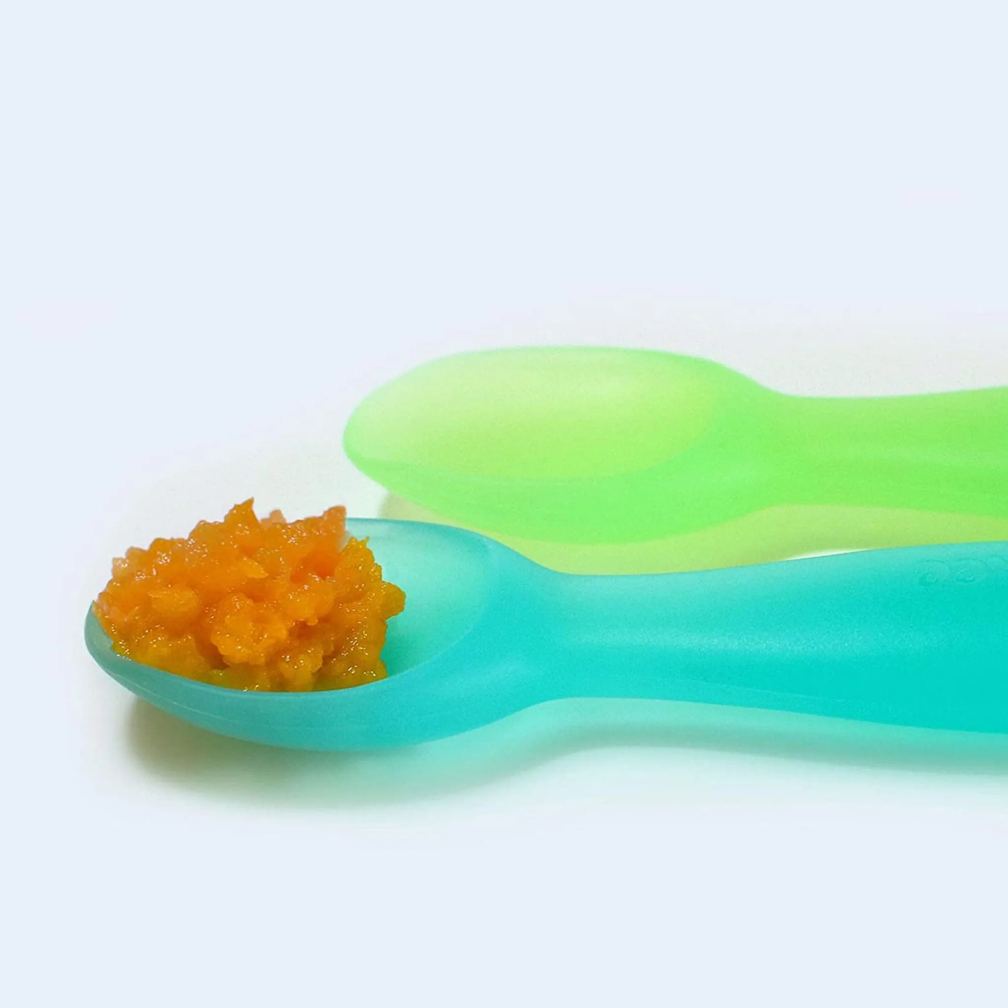 ChooMee Cuillère FirstSpoon Paquet de 2 - Aqua Verte