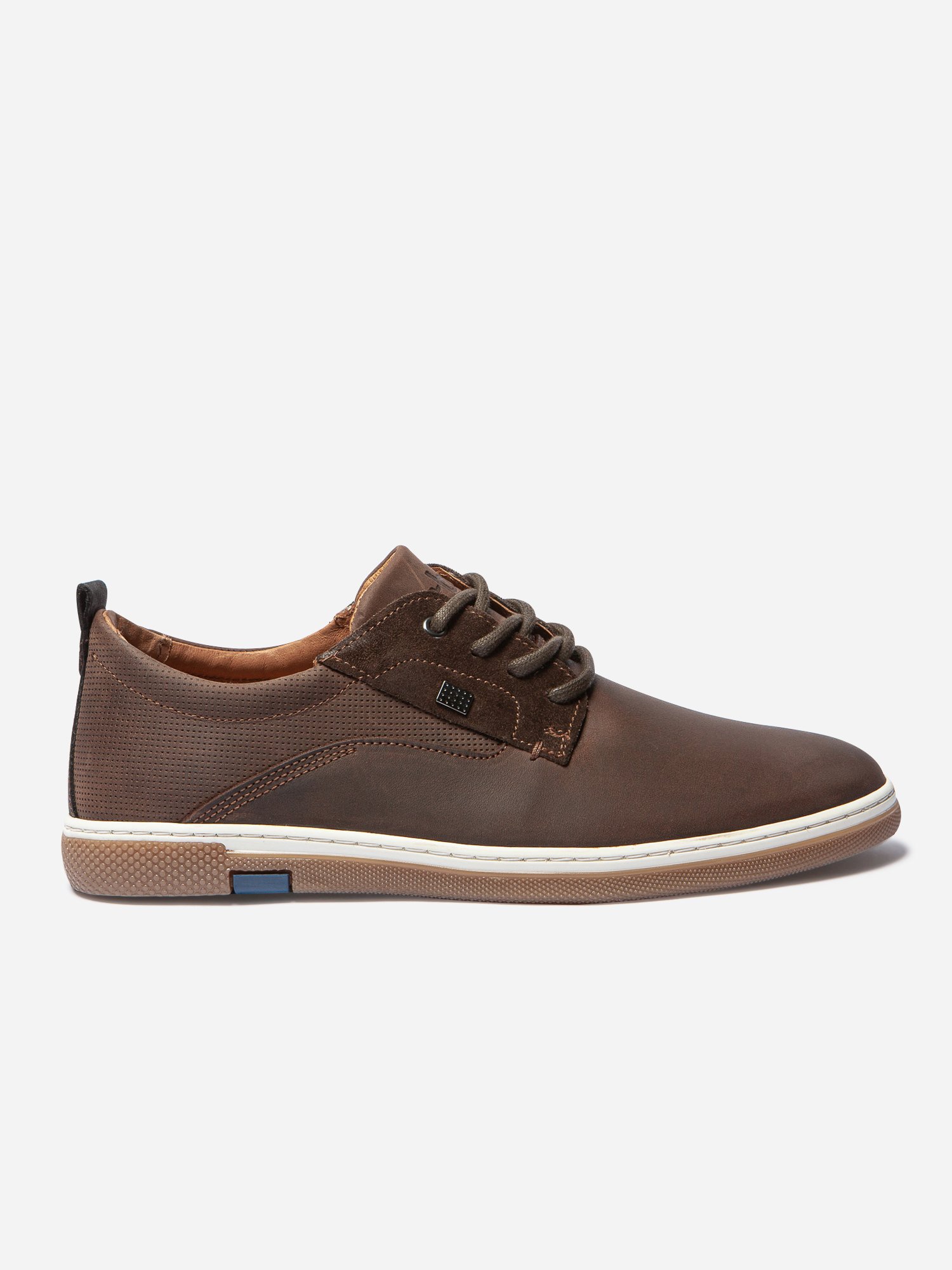Derbies Homme En Cuir Marron