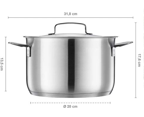 Fiskars All Steel gryta 5,0L