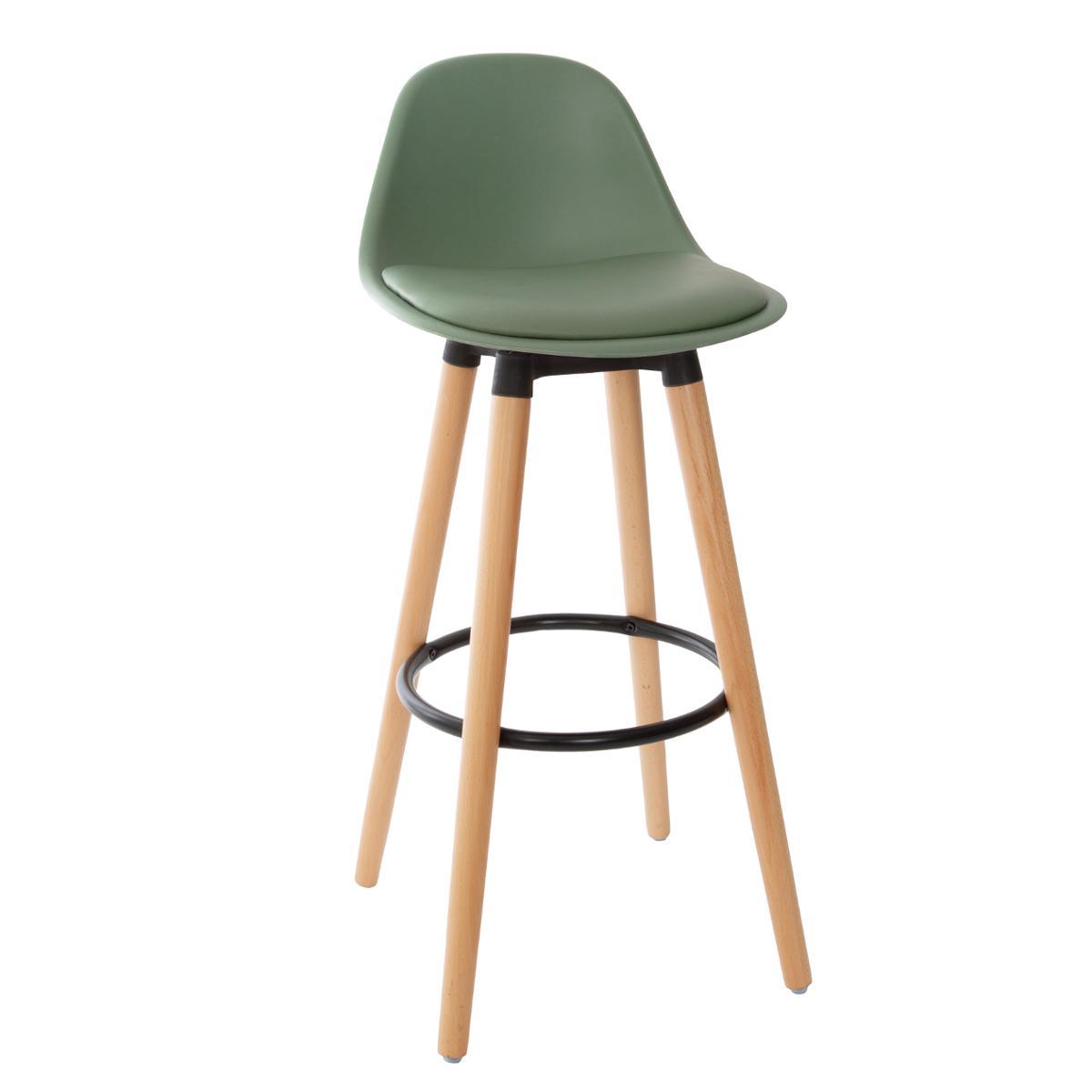 CHAISE DE BAR KAKI MAXON H.92CM