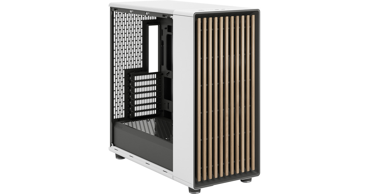 Fractal DesignNorth XL RC Chalk White TG Clear midi tower behuizing  (Wit | 2x USB-A | 1x USB-C | Tempered Glass)