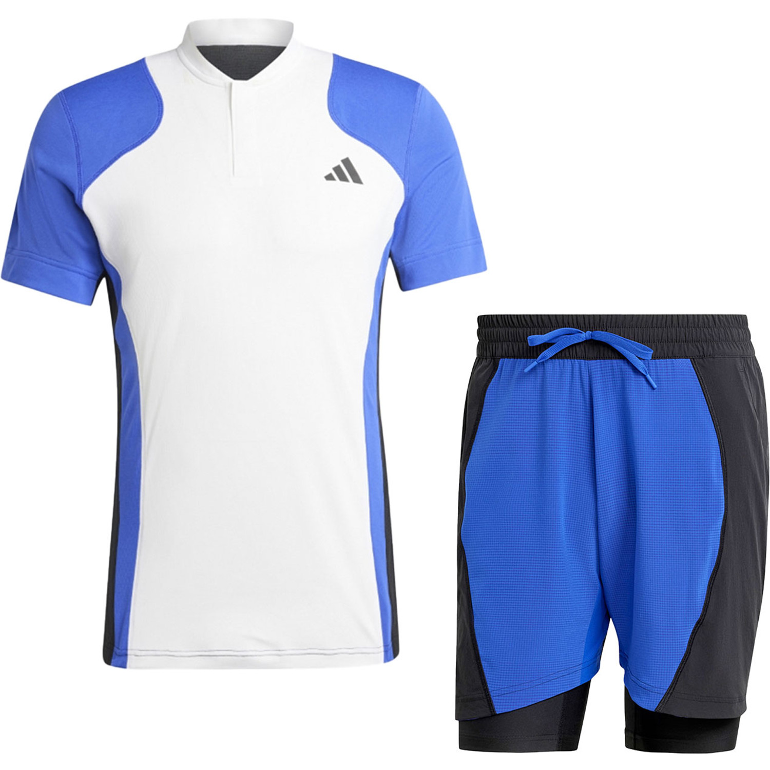 adidas US Open Pro Freelift Polo Set Heren
