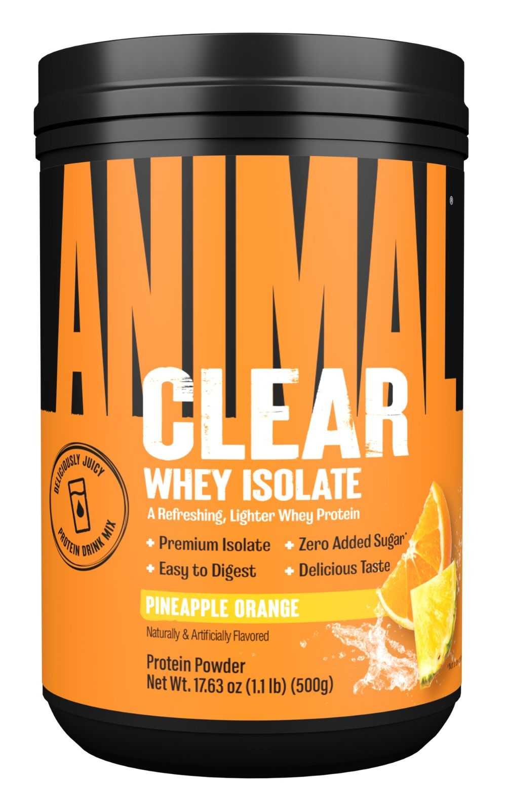 Soro de leite isolado animal transparente 500 g