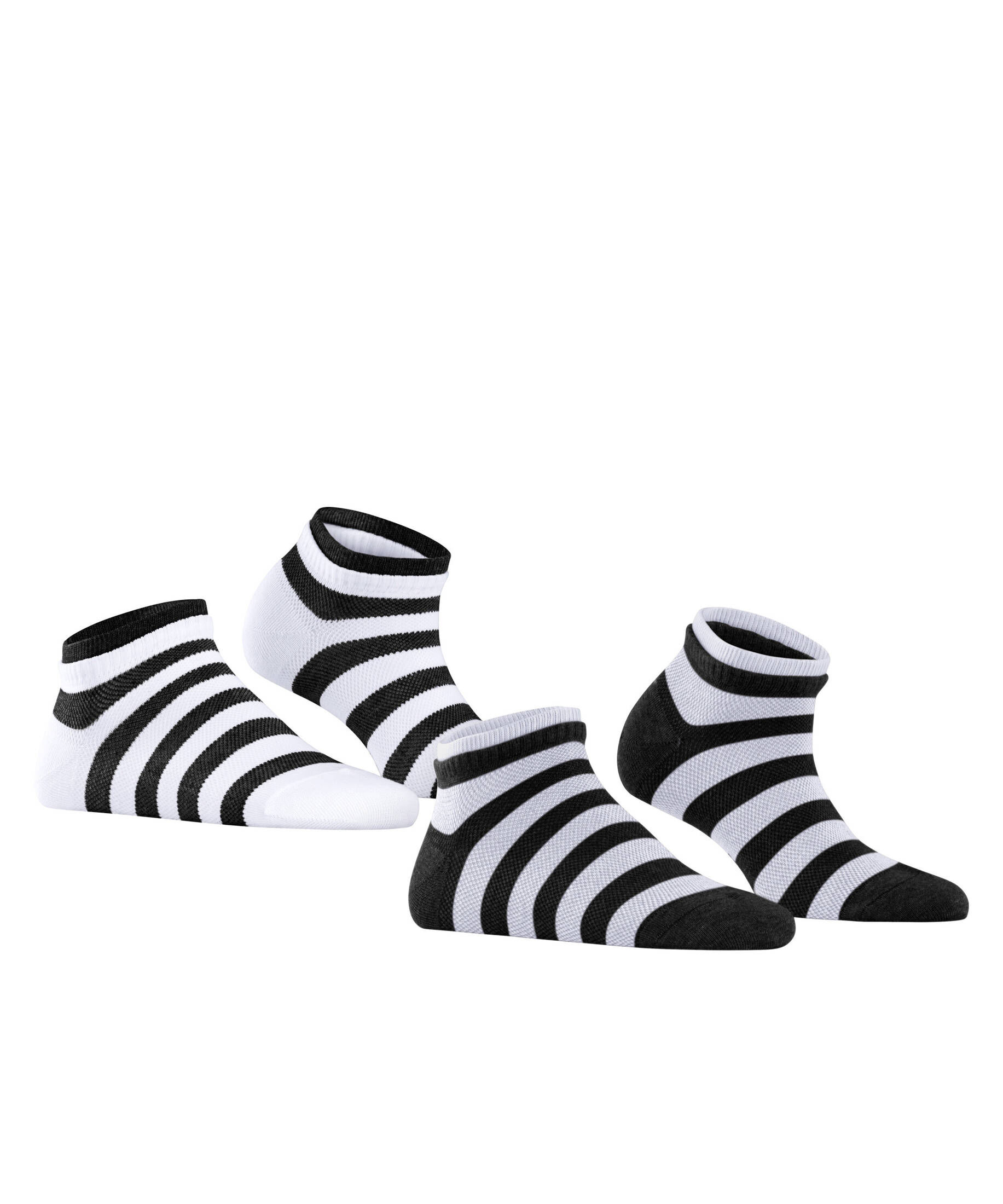 Esprit| Damen Sneakersocken Mesh Stripe 2-Pack