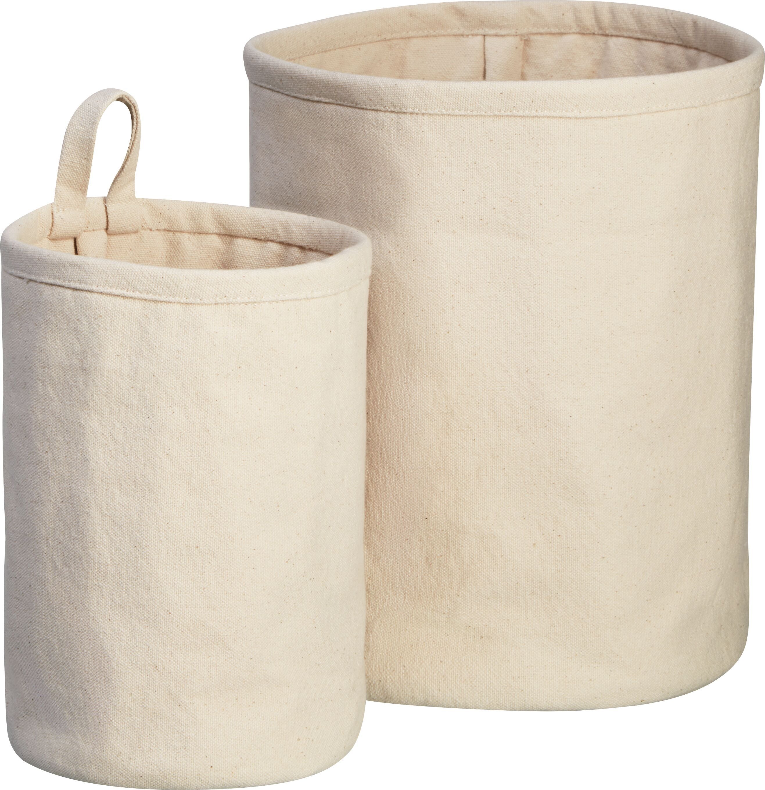 TULIA Korb - Beige / B: 14.0 cm x H: 18.0 cm