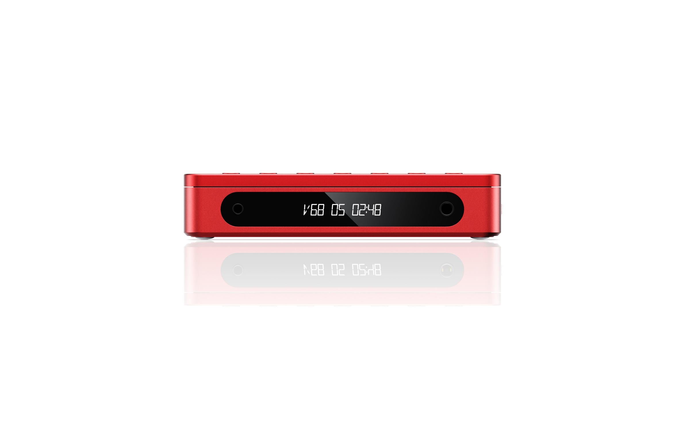 DM13 BT Portabler CD-Player mit Bluetooth Rot<br>Tragbarer Stereo-CD-Player mit Bluetooth