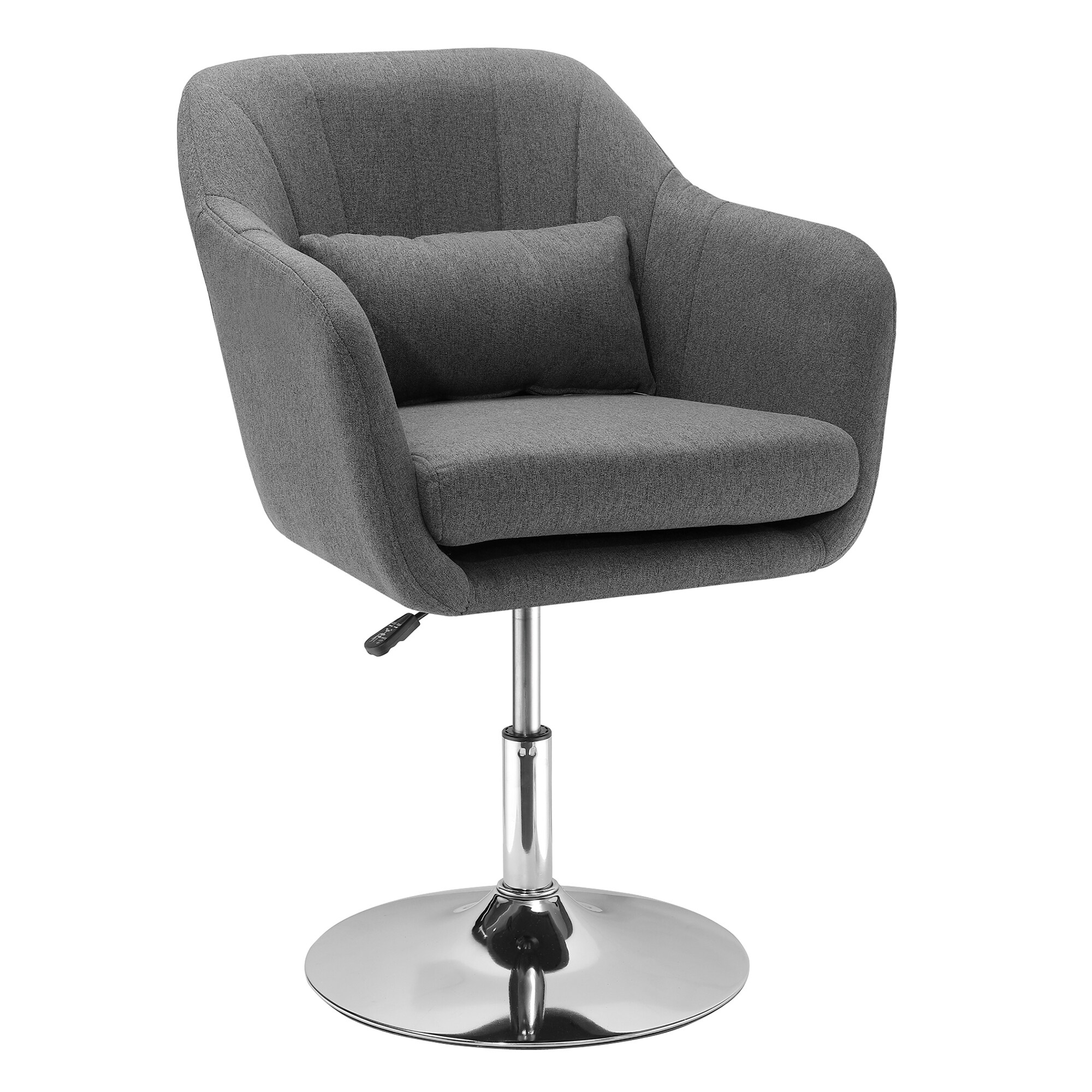 HOMCOM Bürostuhl im schlichten Design 57 x 57 x (77,5-87) cm (BxTxH)