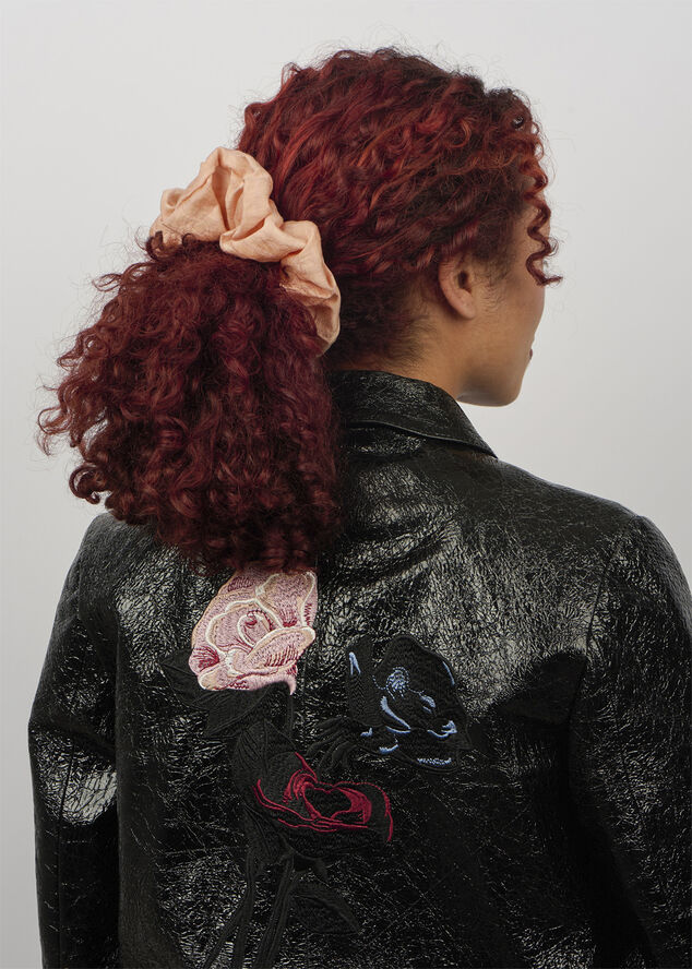 Sui Ava Palma Scrunchie Orange
