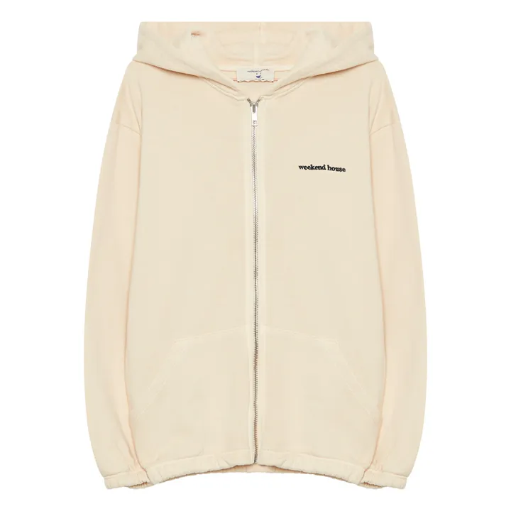 Weekend House Sweat Long Leg Coton Bio | Crème
