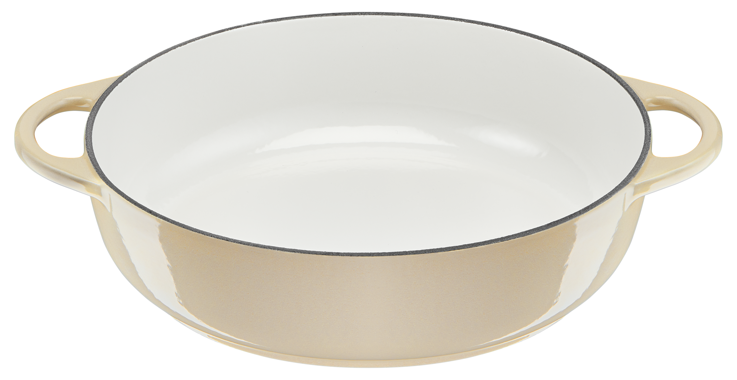 LOV Lage braadpan beige - 3,8 L - inductie